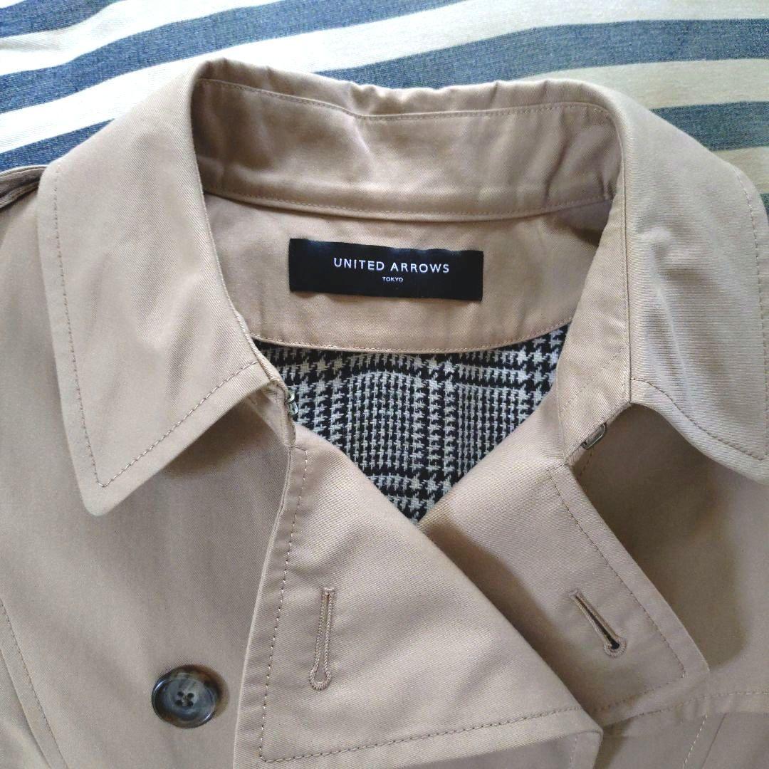 【UNITED ARROWS】ウール混ライナー付き トレンチコート