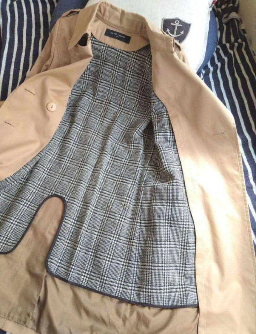 【UNITED ARROWS】ウール混ライナー付き トレンチコート