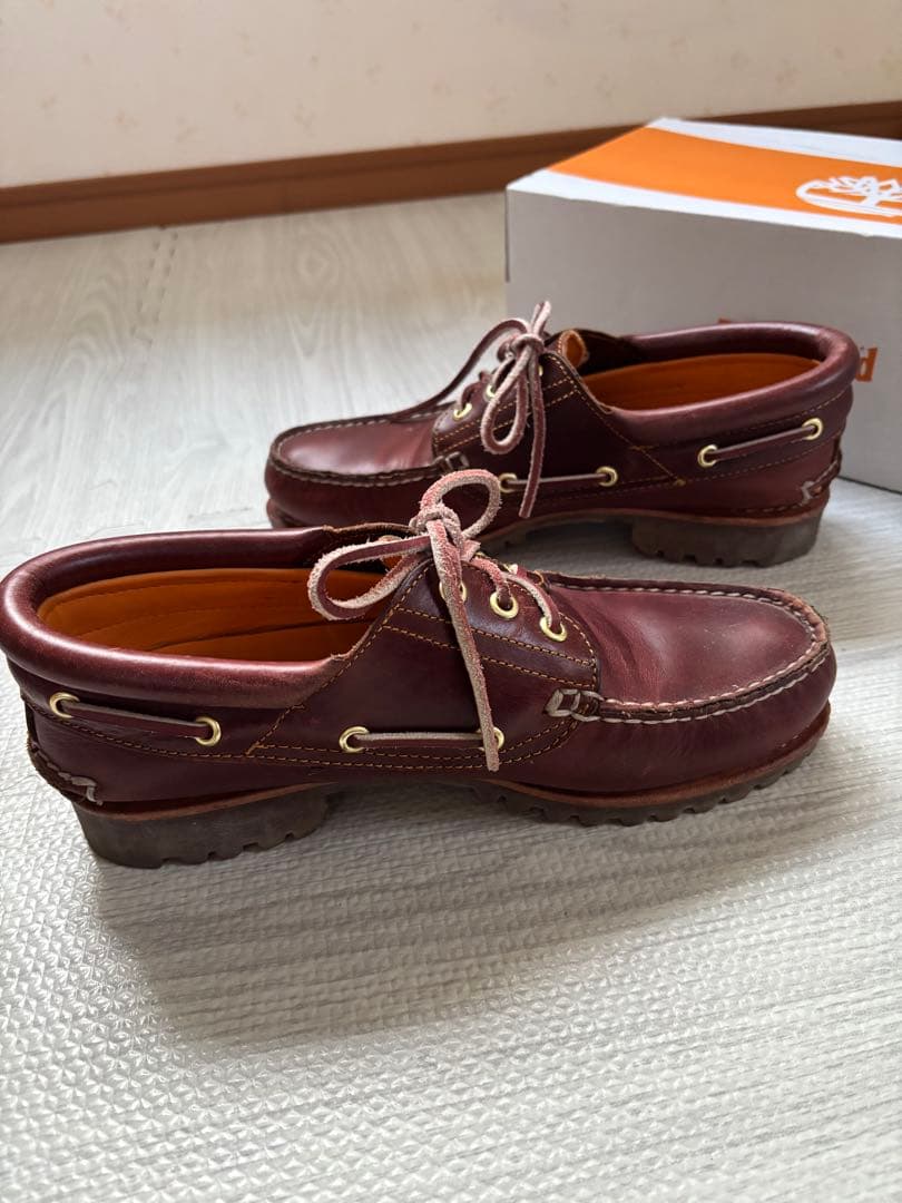 Timberland 3eye バーガンディ　26.0cm