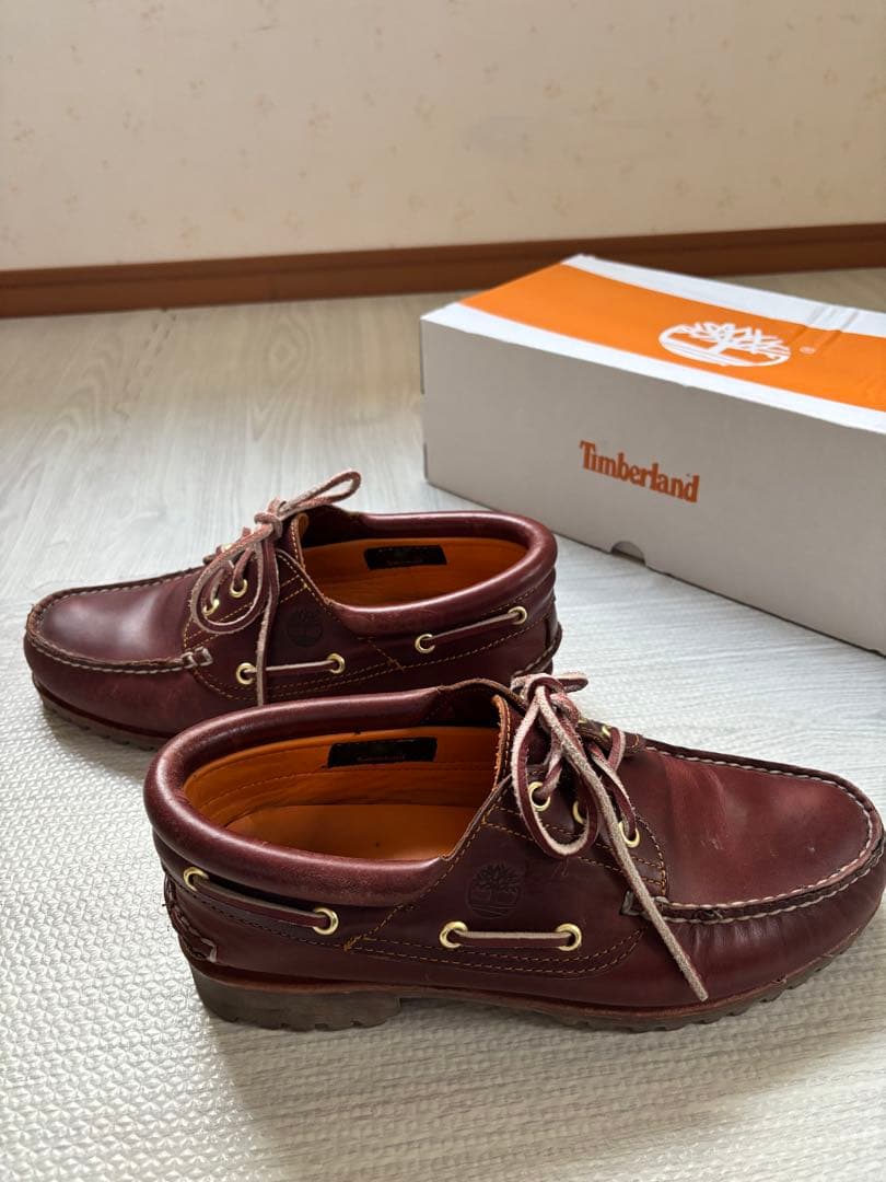Timberland 3eye バーガンディ　26.0cm