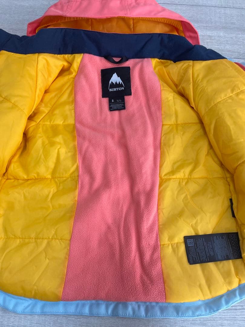 BURTON キッズ　スノーボードウェア 上下　スキー　バートン　雪遊び