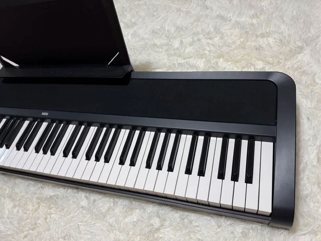 最終値下げ【美品】KORG B2N 電子ピアノ ペダル譜面台付　すぐ弾けるセット