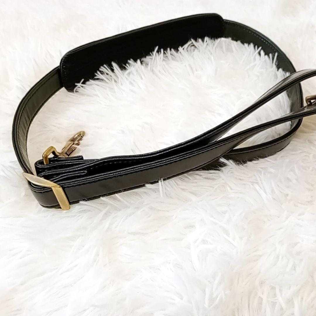 【美品】ギャロッティ ボストンバッグ オールレザー ショルダーバッグ ブラック
