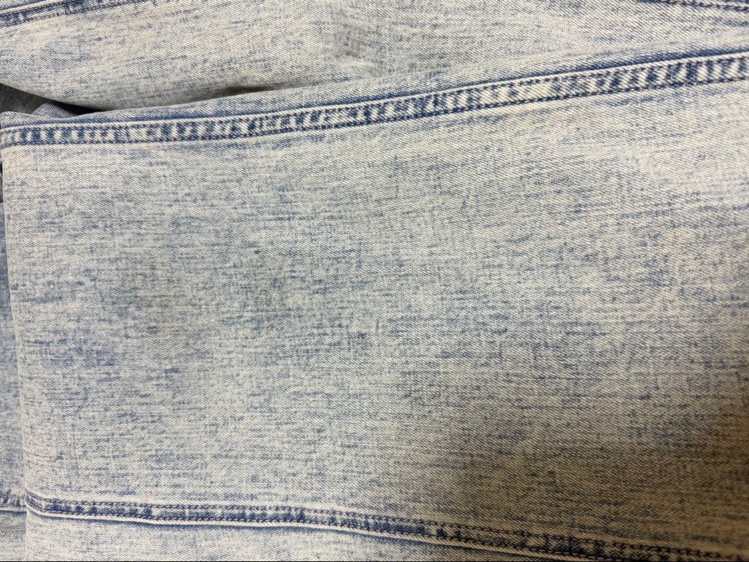 パンツ andmary Heart hip denim light blue s
