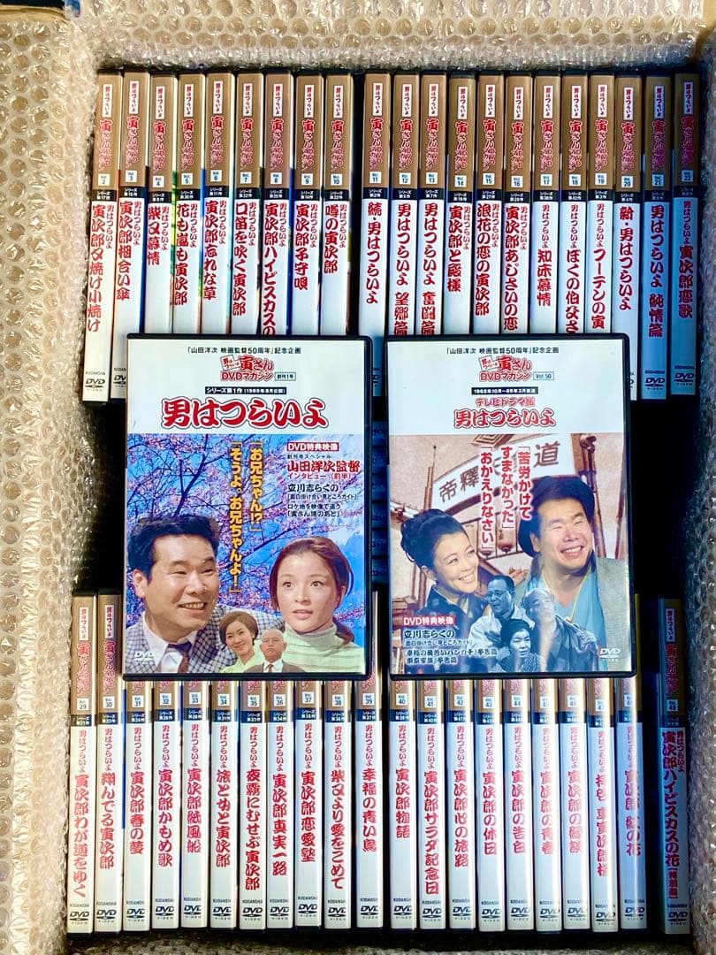 【美品】「男はつらいよ」寅さんＤＶＤマガジン全50巻セット