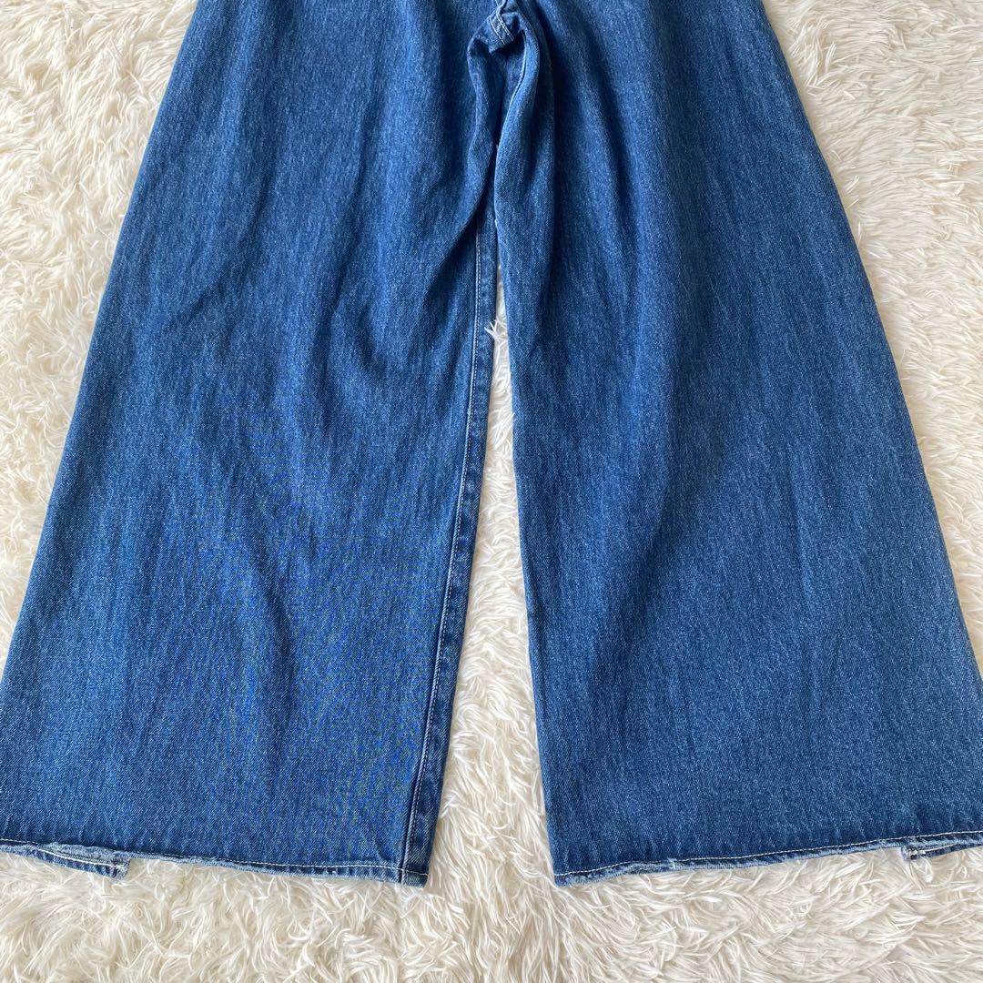 24ss ジャーナルスタンダード 2タックワイドデニム　脚長効果　38 M