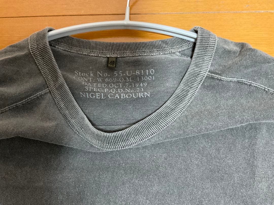 ナイジェルケーボン 9.5oz ベーシックTシャツ48 ピグメント