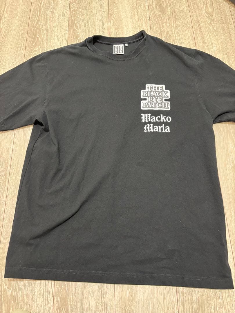 希少　ワコマリア　ブラック　アイ　パッチ　黒眼帯　天国東京　Tシャツ ブラック