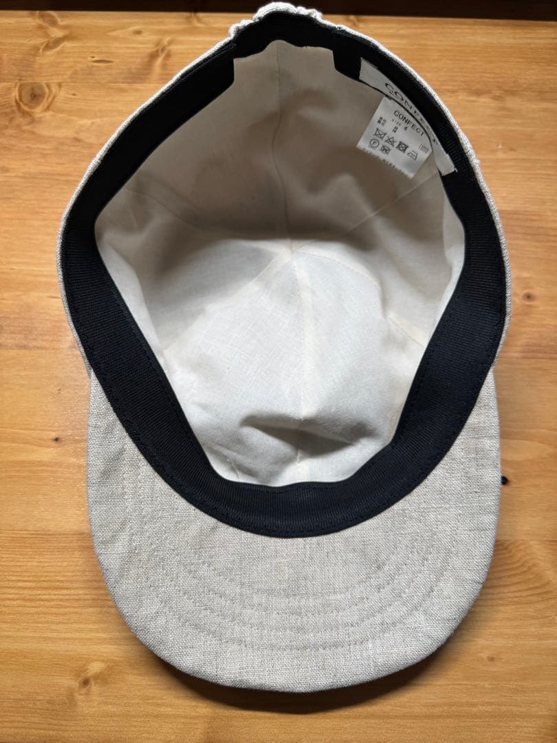 confect フレンチリネンキャップ サイズ4 ナチュラル