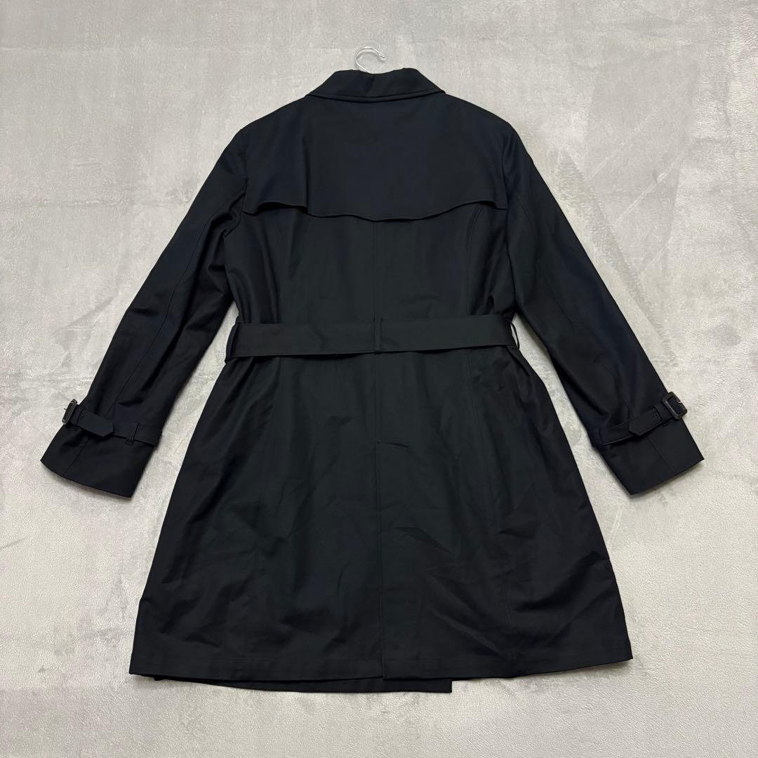IMGN 洋服の青山 トレンチコート ライナー付き ビジネス 黒 大きめサイズ