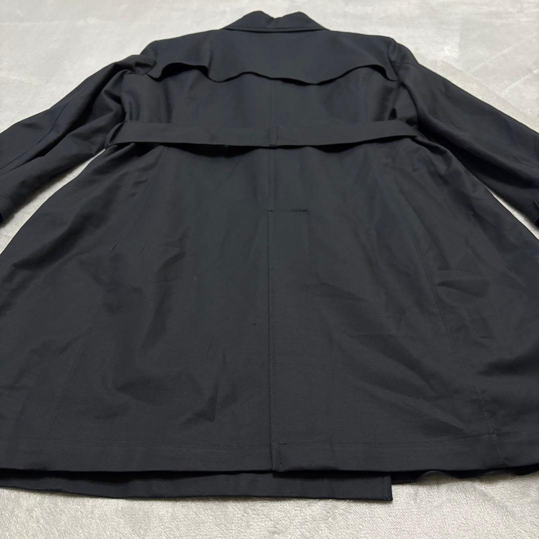 IMGN 洋服の青山 トレンチコート ライナー付き ビジネス 黒 大きめサイズ