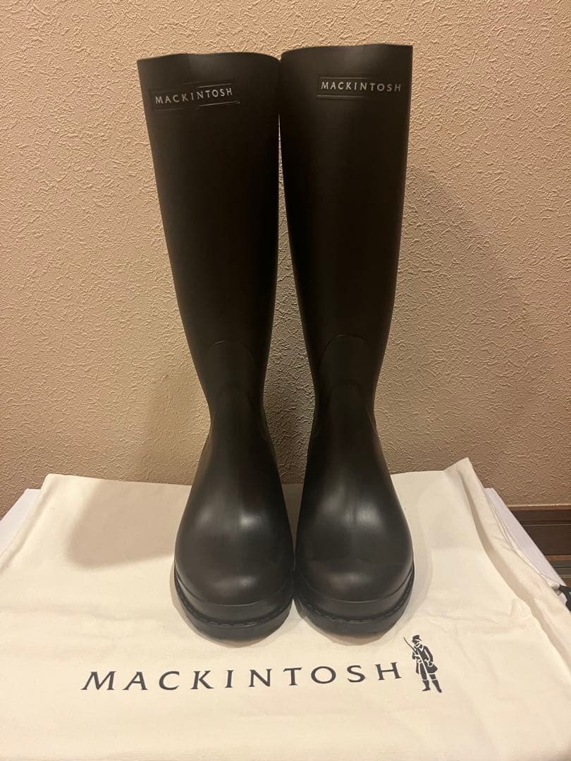 ✴︎未使用 マッキントッシュ レインブーツ 長靴 ブラック 39