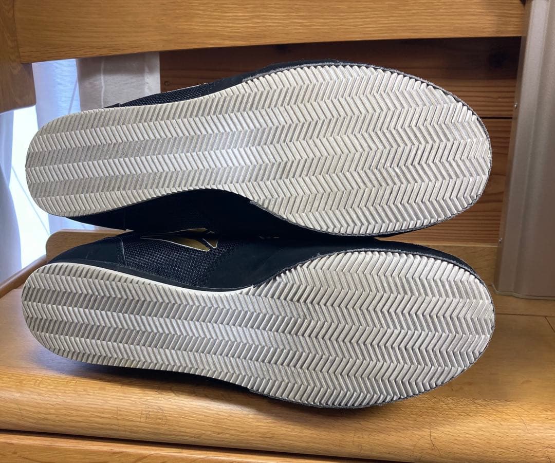 レア品 Reebok ボクシングシューズ ブラック/ゴールド 28cm
