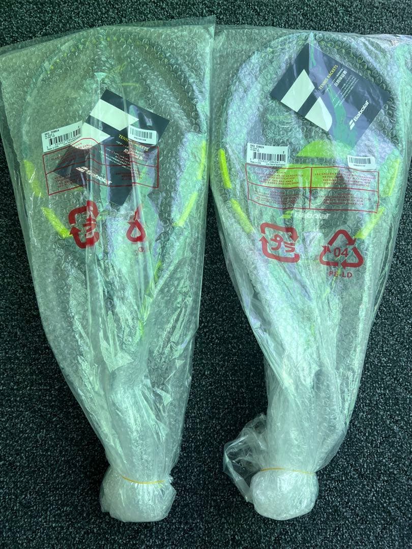 2026BabolatピュアアエロG2 2本セット国内正規品 新品 実測303g