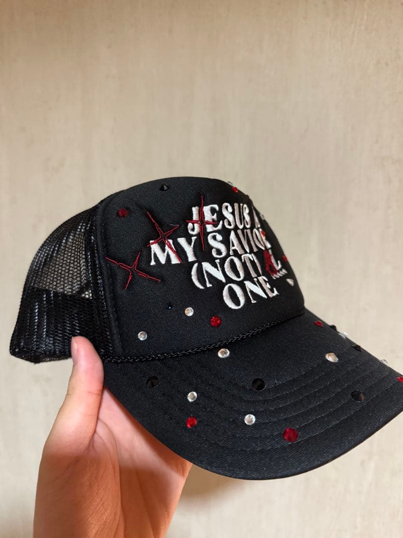 SAVAGE CLUB JESUS MESH CAPスタッズ　キャップ