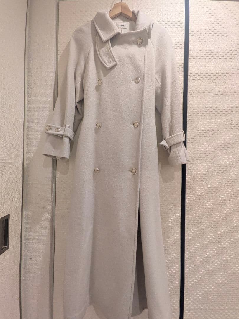 SNIDEL ウールカシミヤスタンドカラーコート　ロングコート 厚手