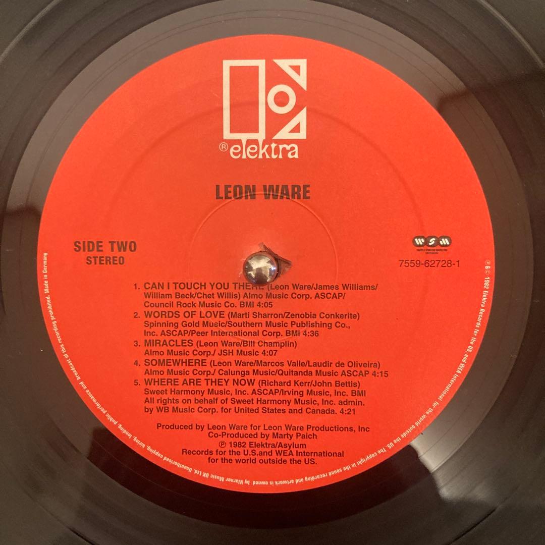 洋楽 LEON WARE LP Why I Came To California