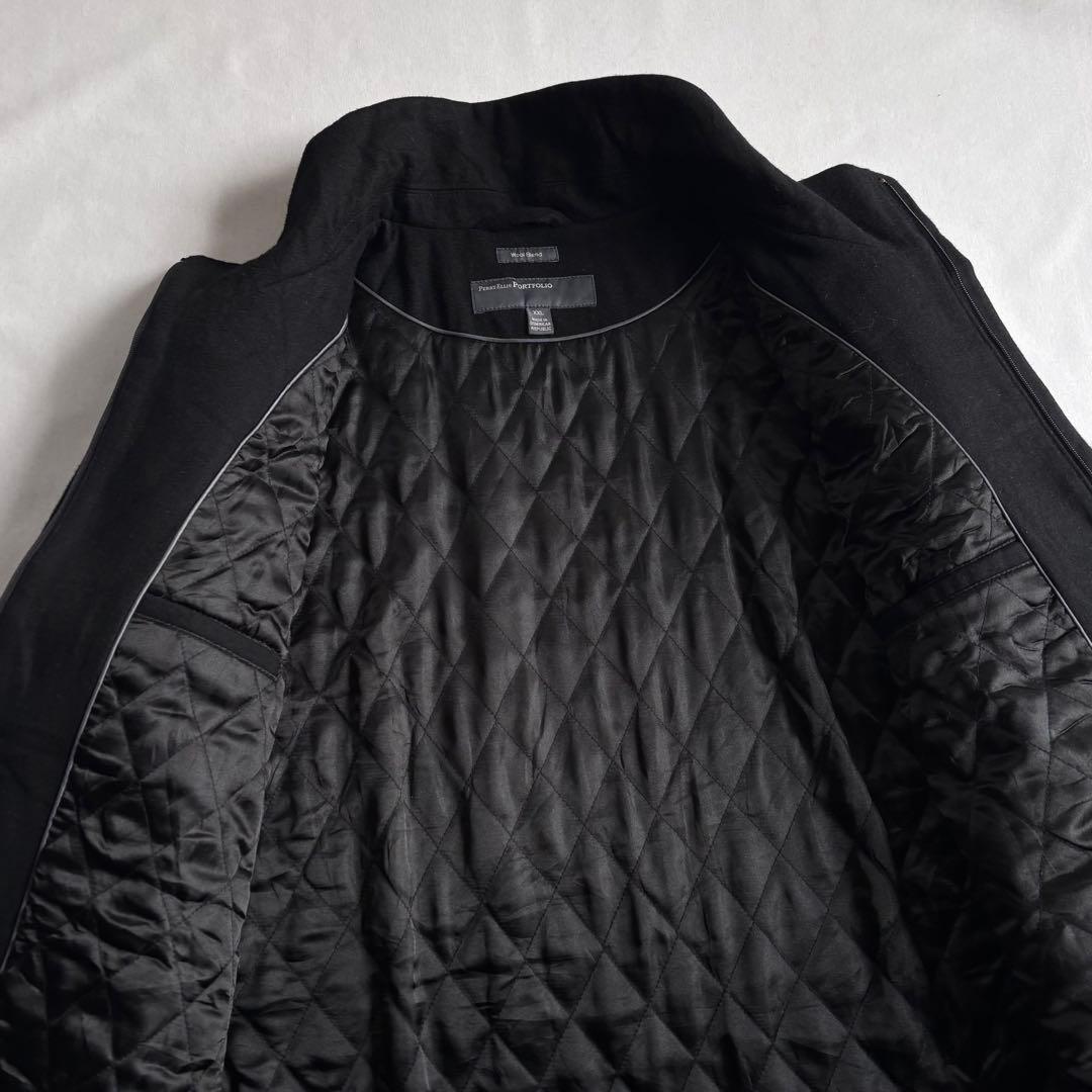 ジャケット・アウター 00s PERRY ELLIS fly front wool jacket
