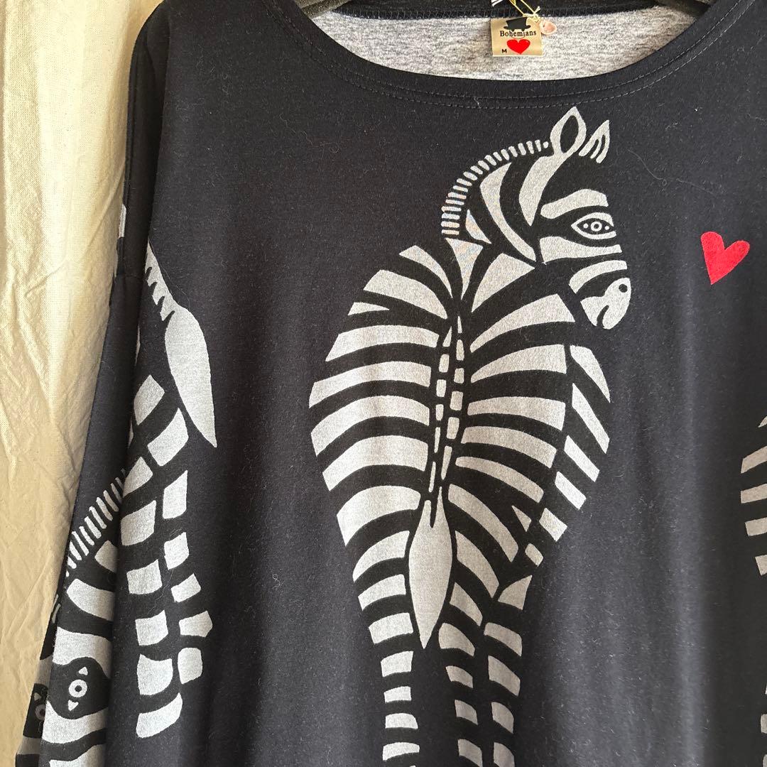 新品bohemians BIGLOVE ZEBRA SMOOTH ワンピース