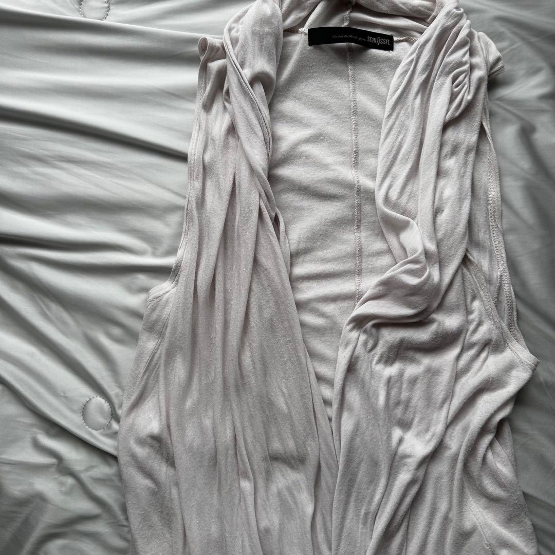 トップス SCHLUSSEL no sleeve cardigan archive