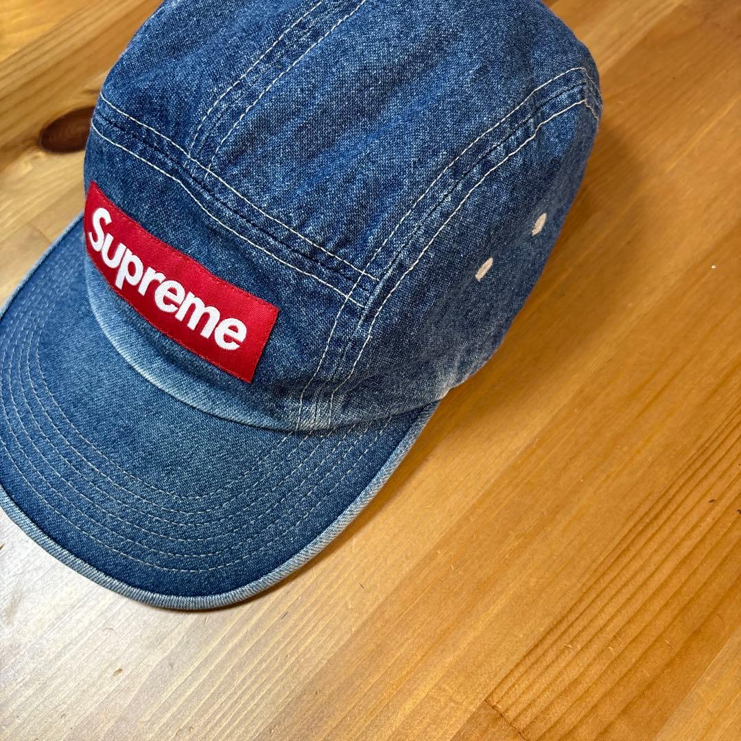 Supreme デニム camp cap キャップ　U.S.A製