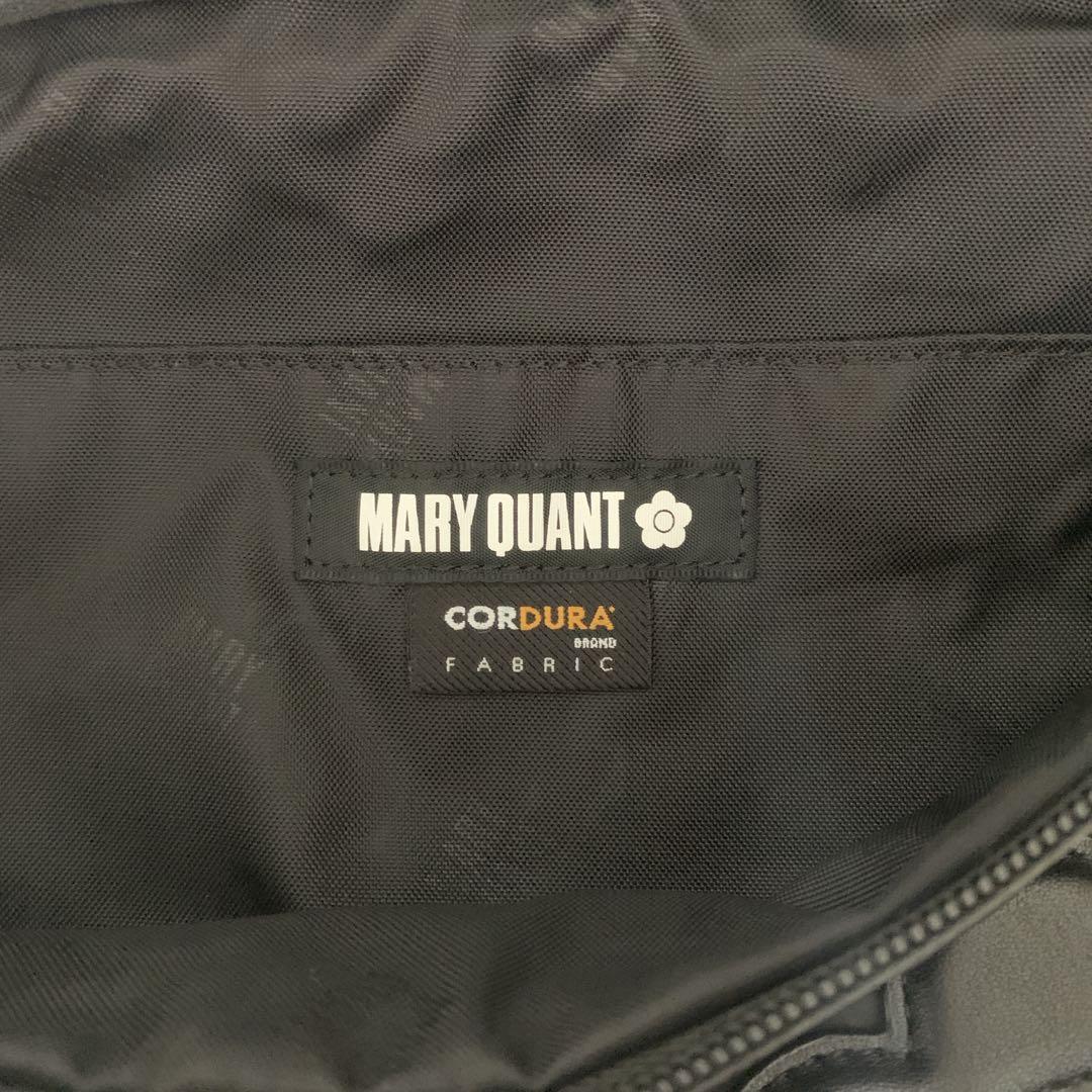 ラ*ー様 MARY QUANT ボディバッグ 黒　マリークワント