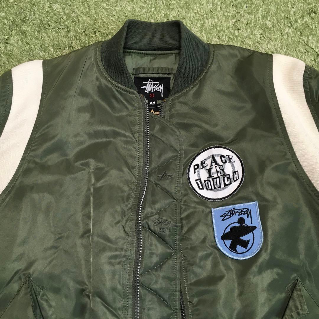 【美品】25周年記念STUSSY×FRAGMENT×Alpha コラボ MA-1