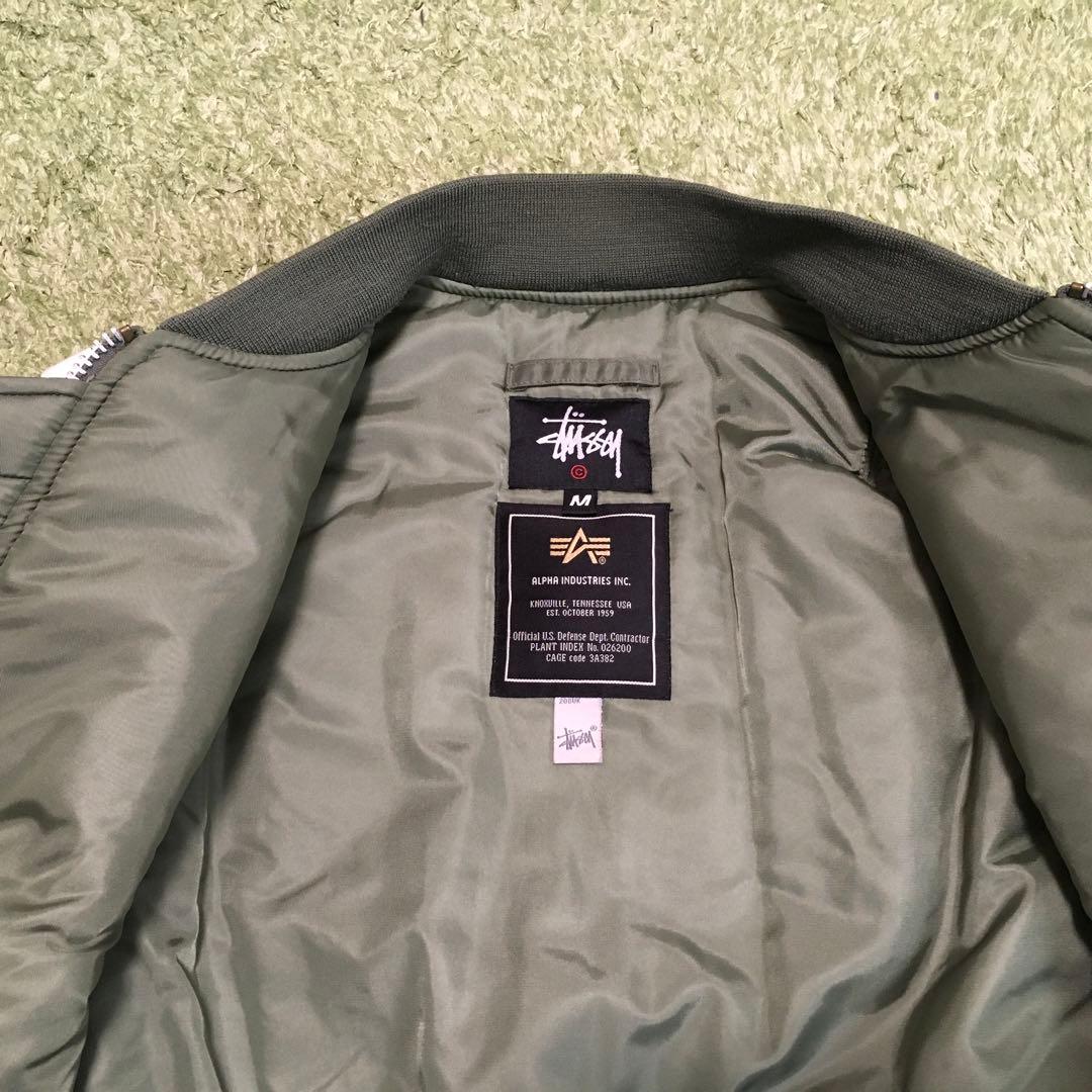 【美品】25周年記念STUSSY×FRAGMENT×Alpha コラボ MA-1