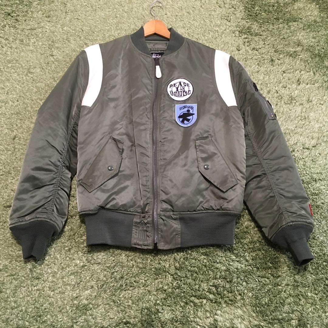 【美品】25周年記念STUSSY×FRAGMENT×Alpha コラボ MA-1