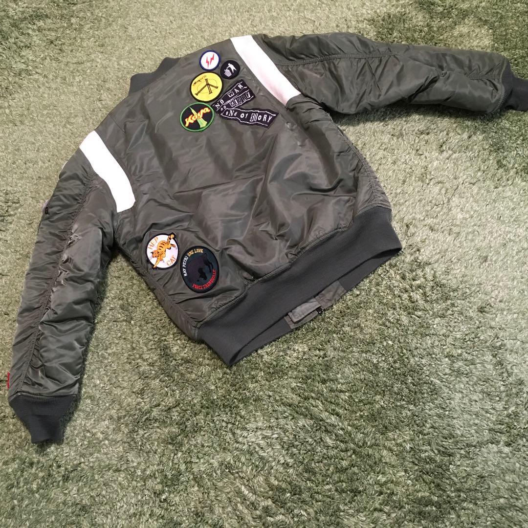 【美品】25周年記念STUSSY×FRAGMENT×Alpha コラボ MA-1