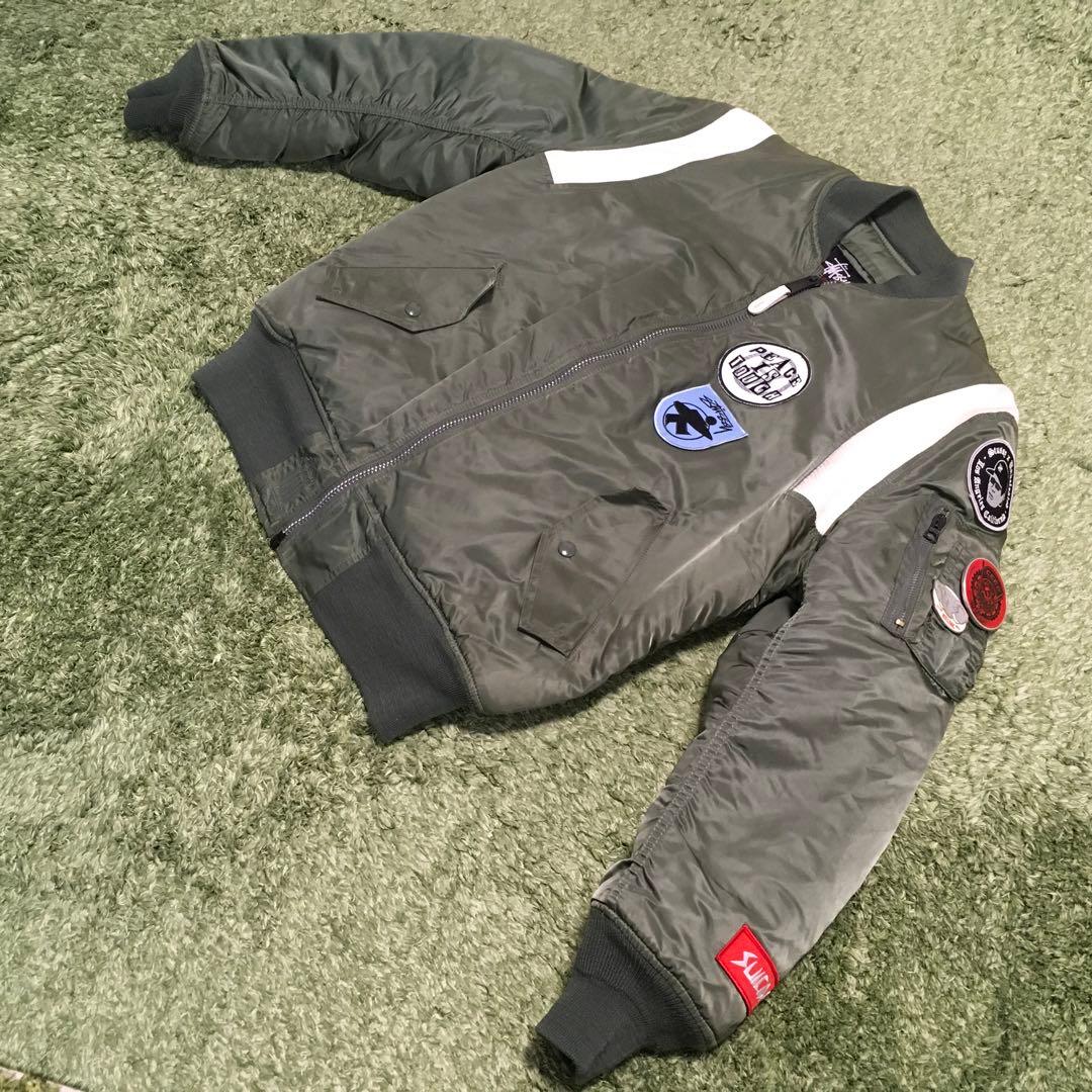 【美品】25周年記念STUSSY×FRAGMENT×Alpha コラボ MA-1