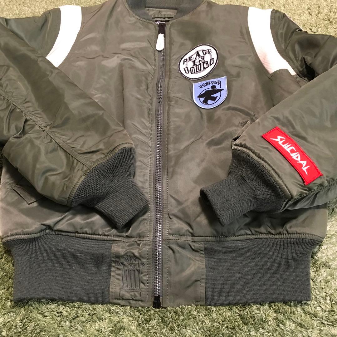【美品】25周年記念STUSSY×FRAGMENT×Alpha コラボ MA-1