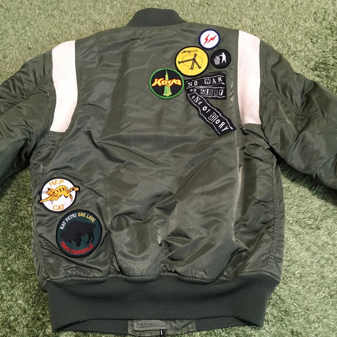 【美品】25周年記念STUSSY×FRAGMENT×Alpha コラボ MA-1