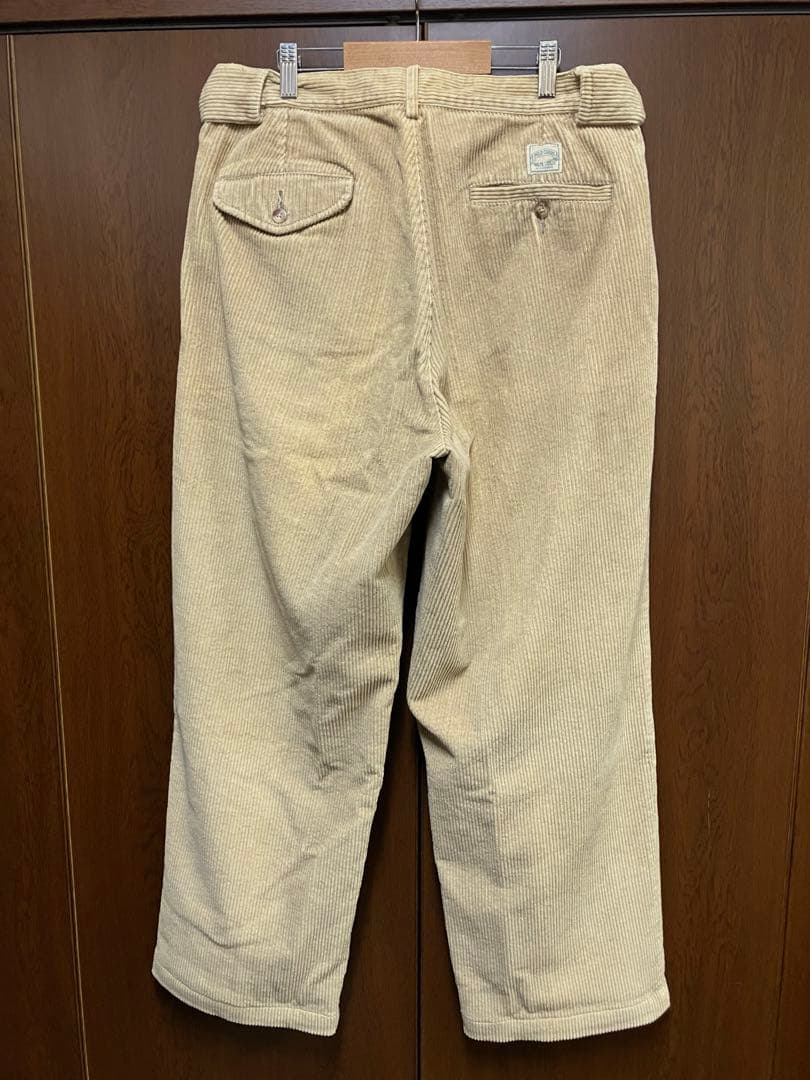 80s 90s USA製 ラルフローレン ポロコーズ 太畝コーデュロイパンツ