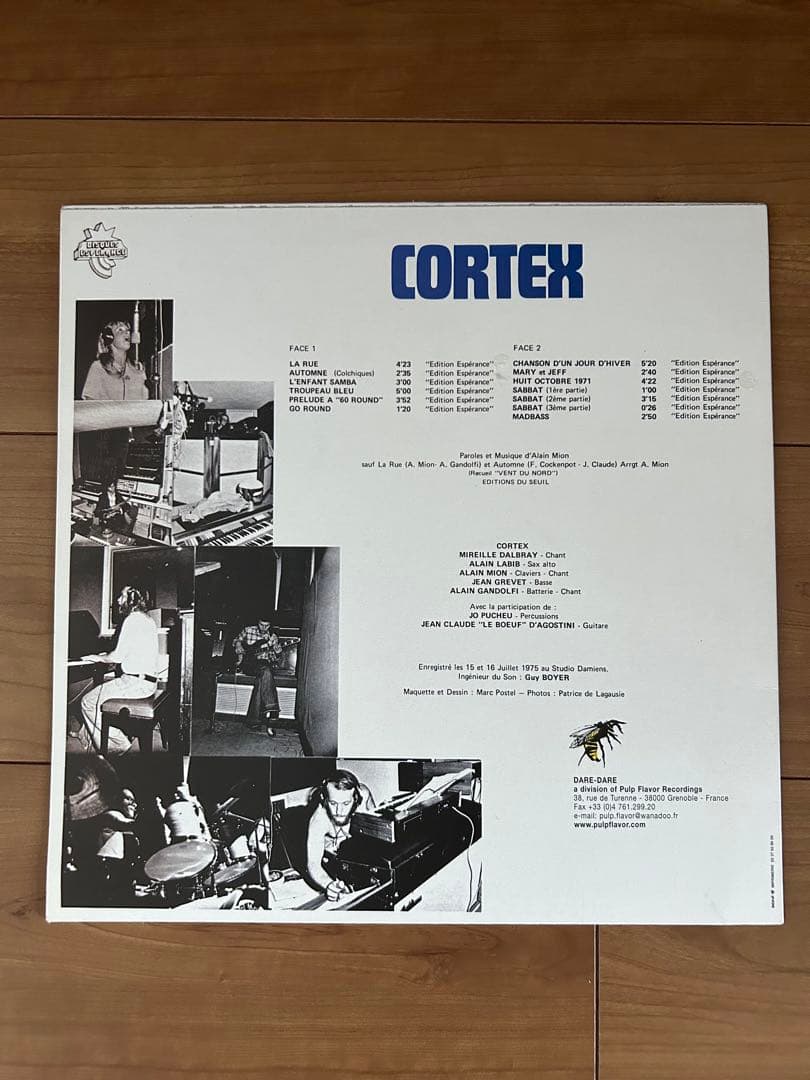 Cortex コルテックス Troupeau Bleu アナログ LP