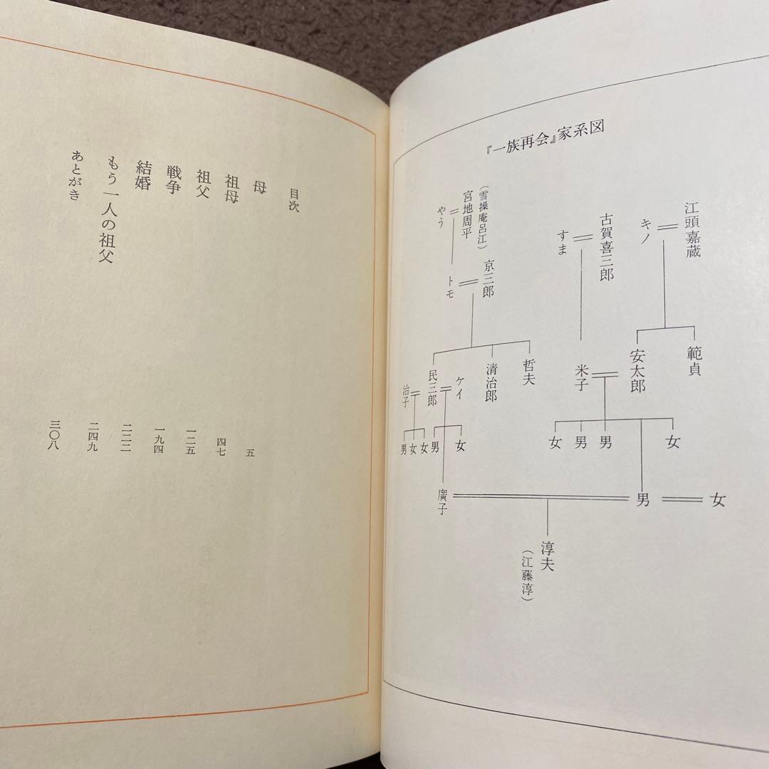 値下げ[サイン！限定版]一族再会　江藤淳　著者署名　限定488部　定価13800