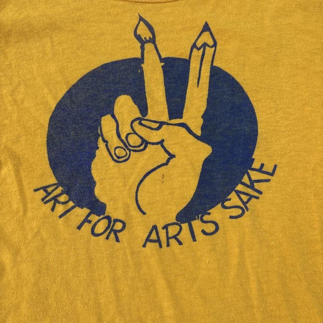 トップス 70s vintage T-shirts ART FOR ARTS SAKE