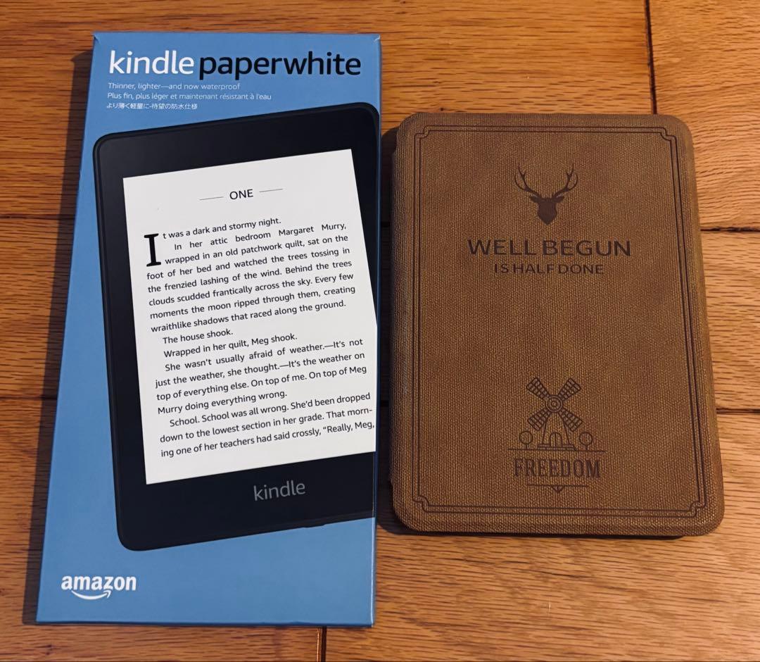 Kindle Paperwhite 第10世代 32GB ケース付