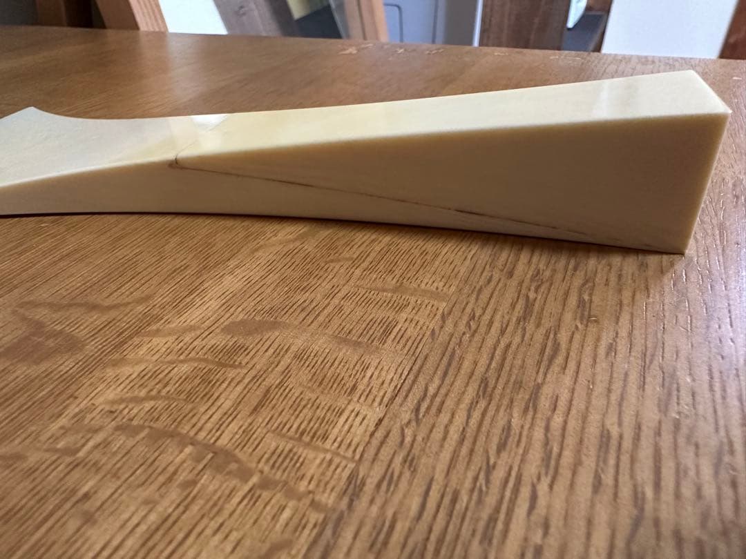 三味線　バチ　撥　象牙調？　開き104mm