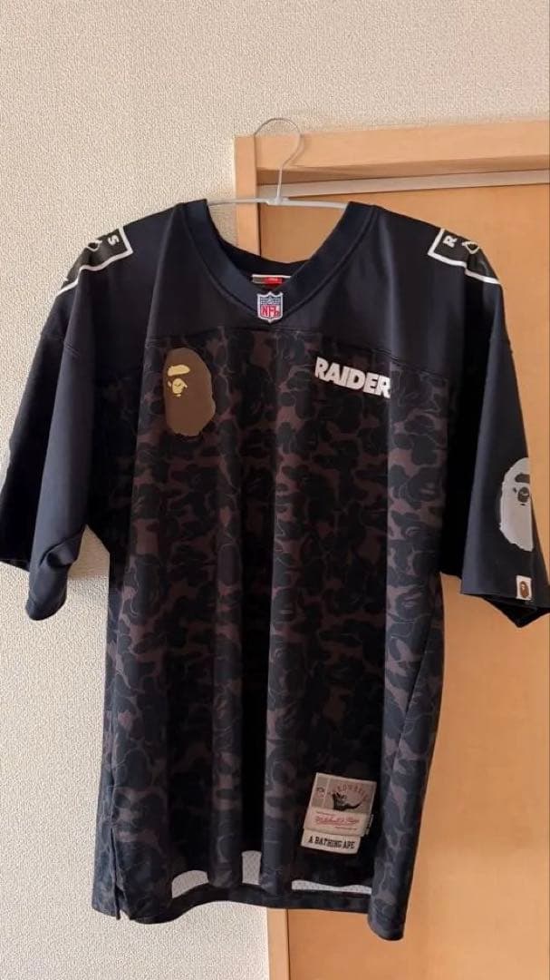 激レア A BATHING APE レイダース ゲームシャツ XL