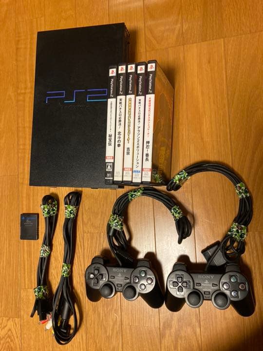 プレステ2本体一式ソフト5本セット