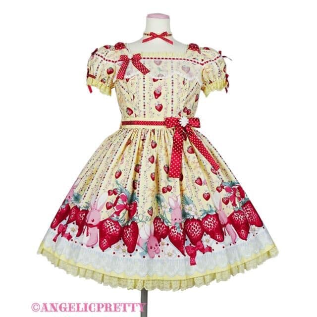 ワンピース Angelic Pretty Little Bunny Strawberry