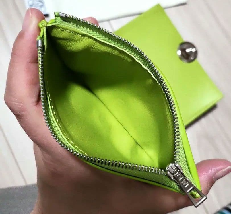 LOEWE ペブルバーティカルウォレット スモール(シャイニーナパカーフ)