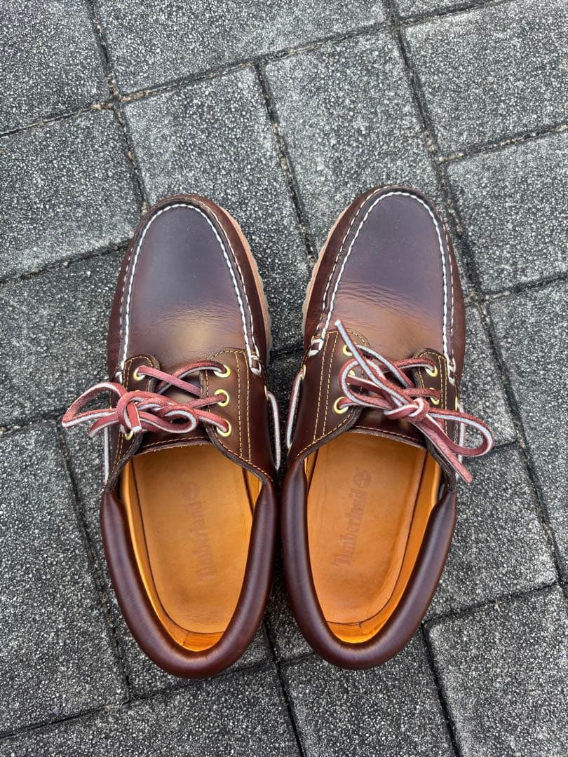 【即購入歓迎！】Timberland 3eye ブラウン 25.5cm【美品】