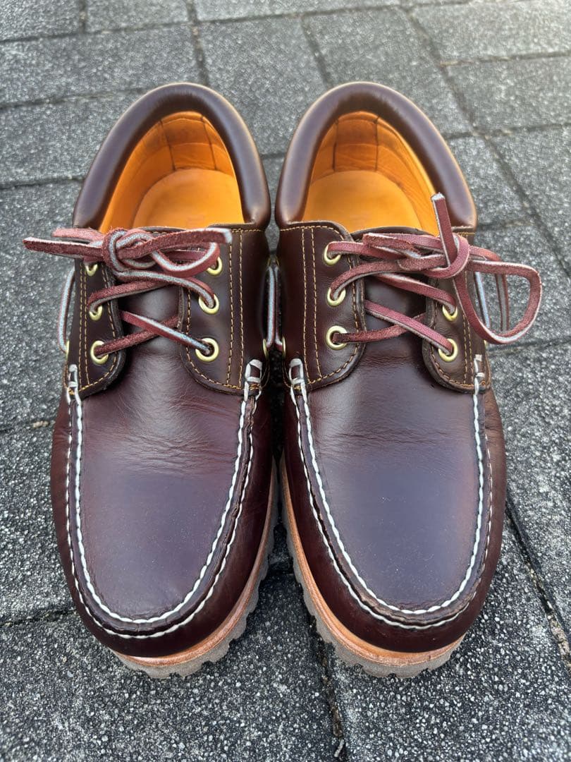 【即購入歓迎！】Timberland 3eye ブラウン 25.5cm【美品】