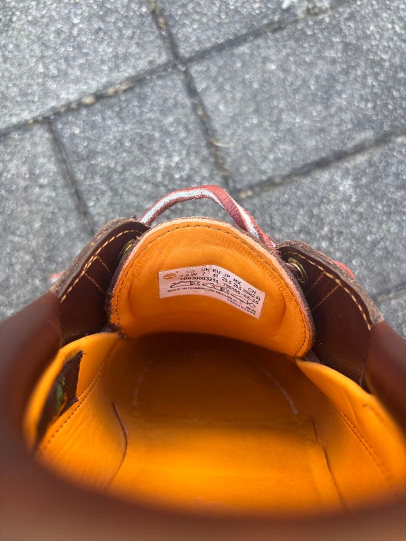 【即購入歓迎！】Timberland 3eye ブラウン 25.5cm【美品】