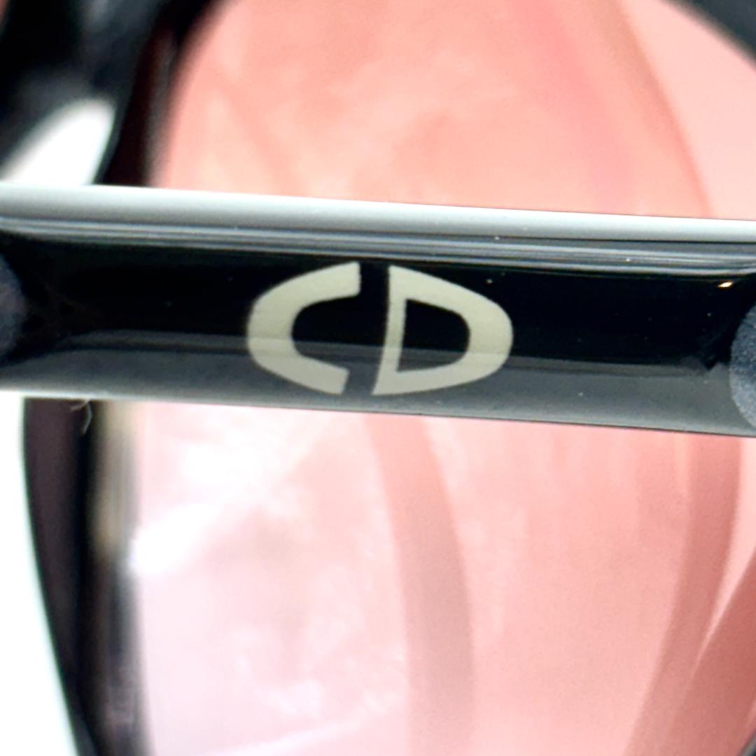 ディオール Dior サングラス CDロゴ ピンク カラーレンズ ケース付き
