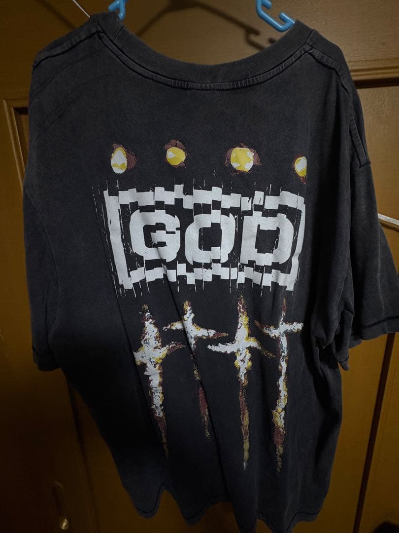 セントマイケル GOD 十字架 グラフィック Tシャツ