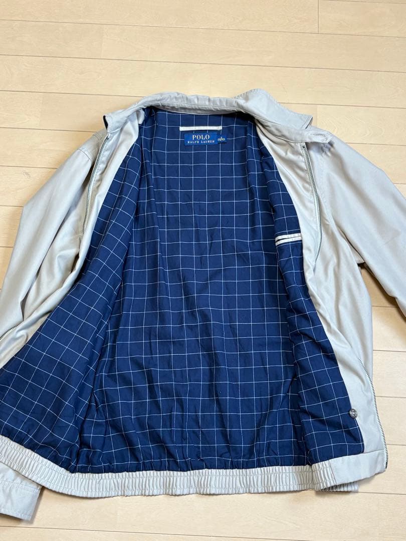 Ralph Lauren ラルフローレンベージュ スウィングトップ M