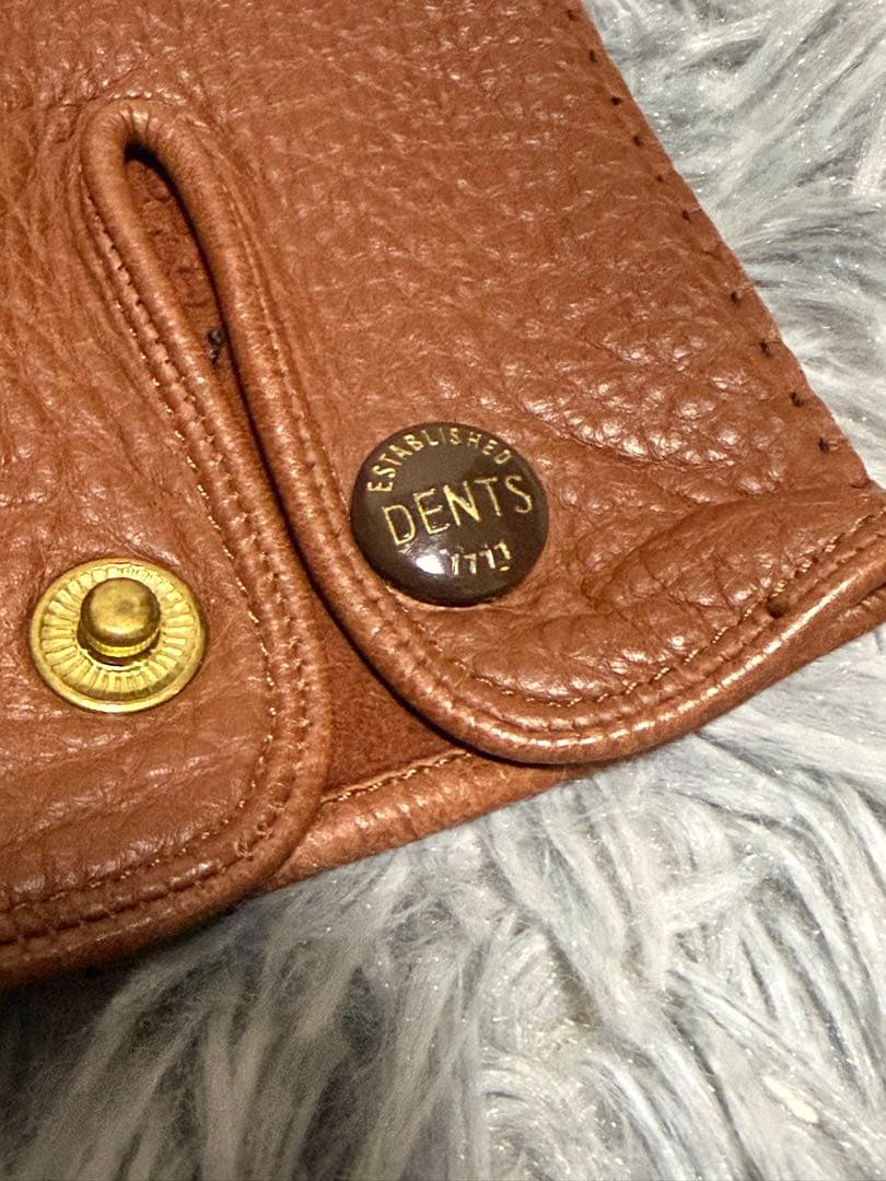 【美品】最高級 DENTS手袋 アンライニング ディアスキン 鹿革